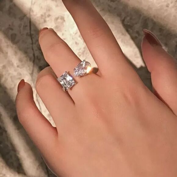 ✨ 🆕 ✨ Elegant PINK SAPPHIRE Multi Gemstone Ring✨ - Picture 1 of 11